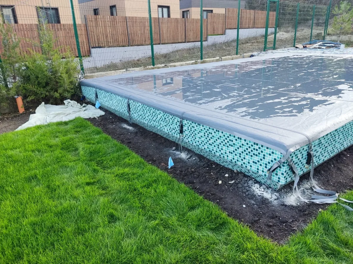 Батутное покрывало на бассейне в Самаре